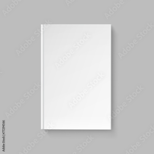 Vector Blank Cover for Book or Magazine Template