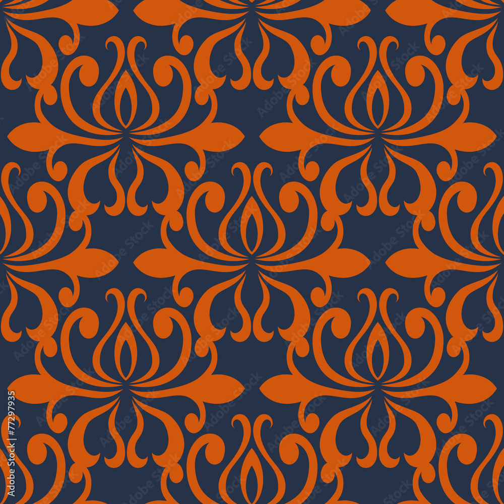 Large busy bold arabesque seamless pattern Large busy bold arabesque seamless pattern