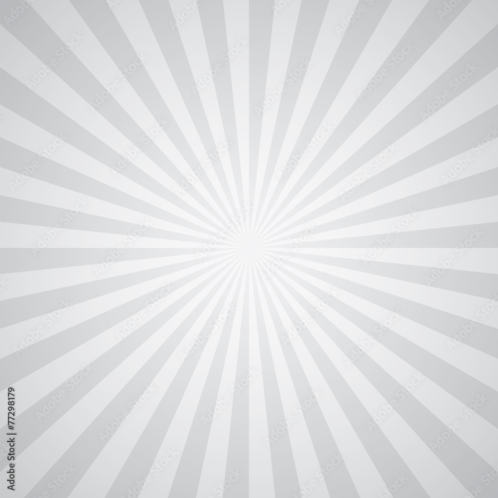 white-gray color burst background. Vector illustration
