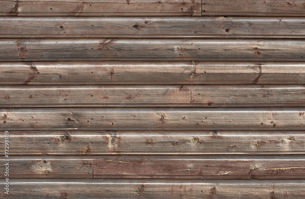 Naklejka premium Wooden wall.