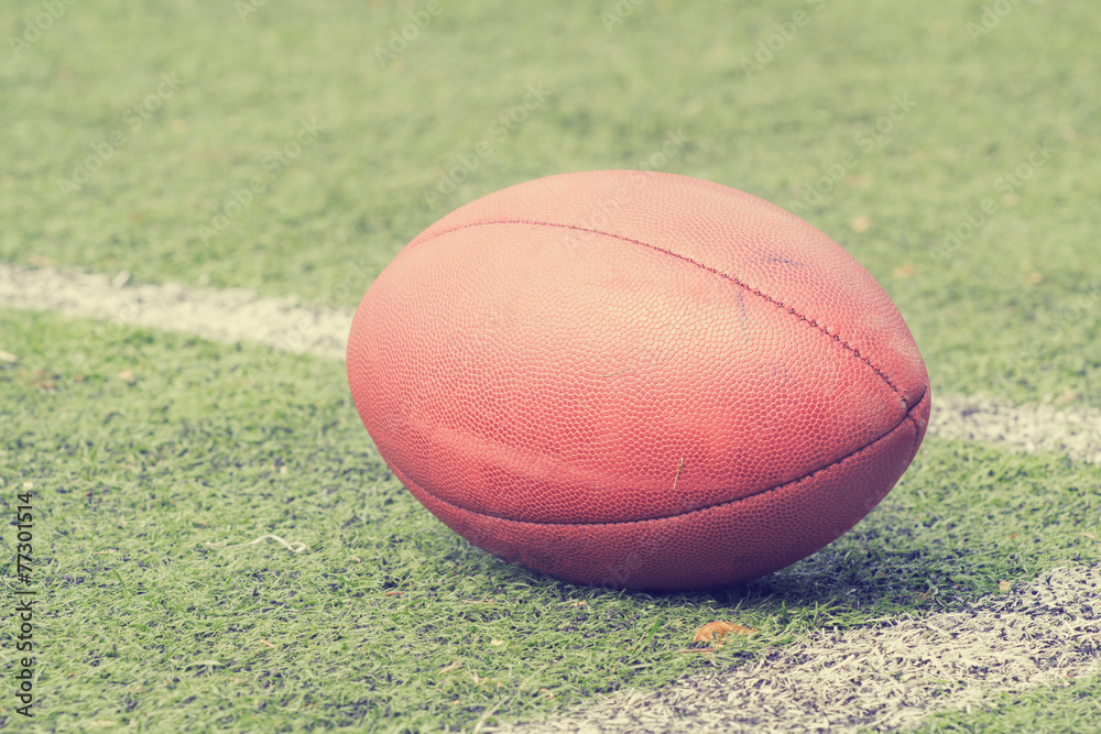 American football court - 50 yards center. American football court - 50 yards center.