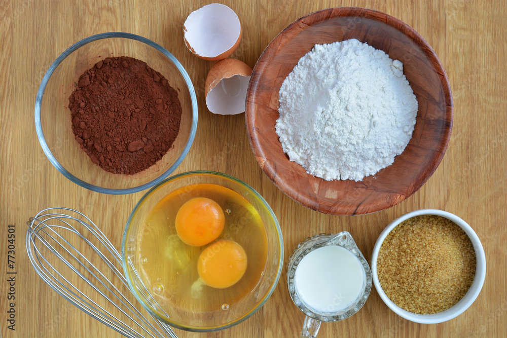 Ingredients for Making a Cake Ingredients for Making a Cake