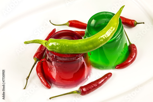 Crazy Chili - Green on Jelly photo