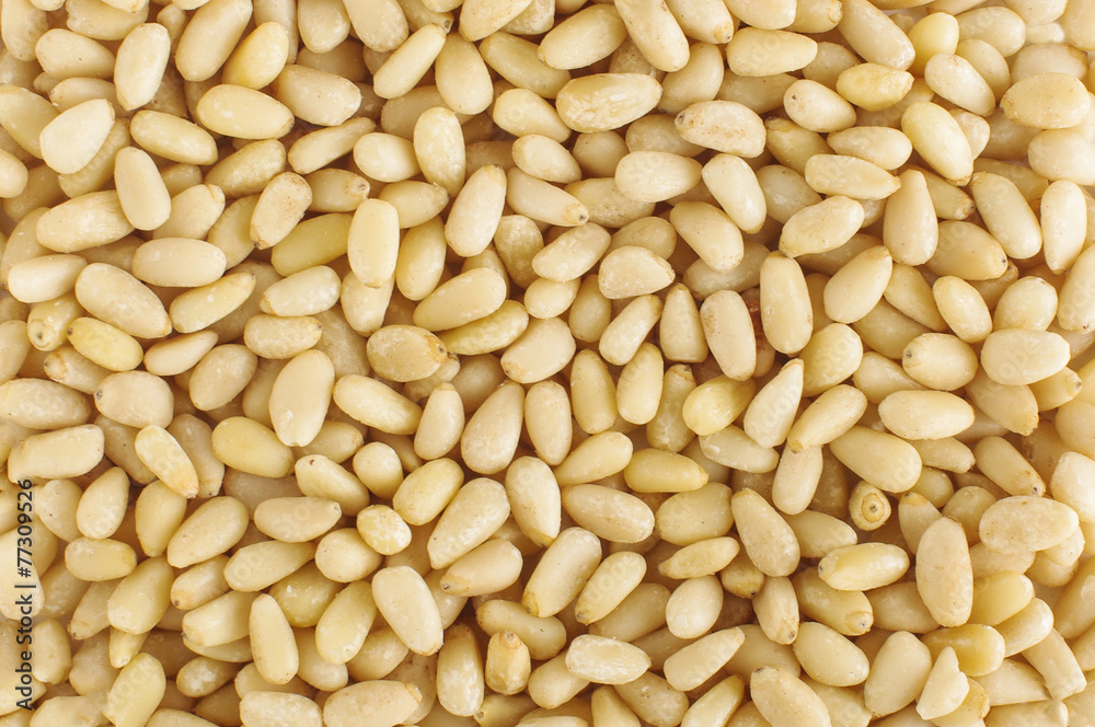 Pine nuts abstract surface background Pine nuts abstract surface background