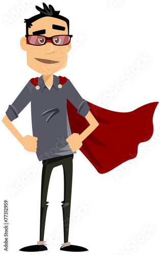 homme moderne super héros