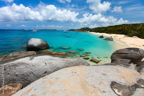 Stunning beach at Caribbean © BlueOrange Studio