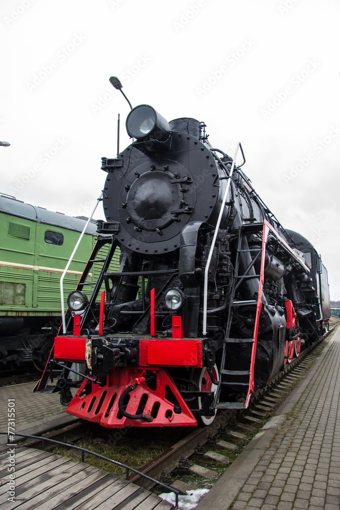 Fototapeta premium Pociągi w Muzeum Kolejnictwa