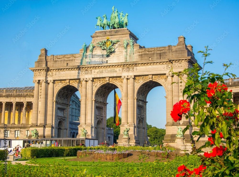 Obraz premium Arcades du Cinquantenaire à Bruxelles