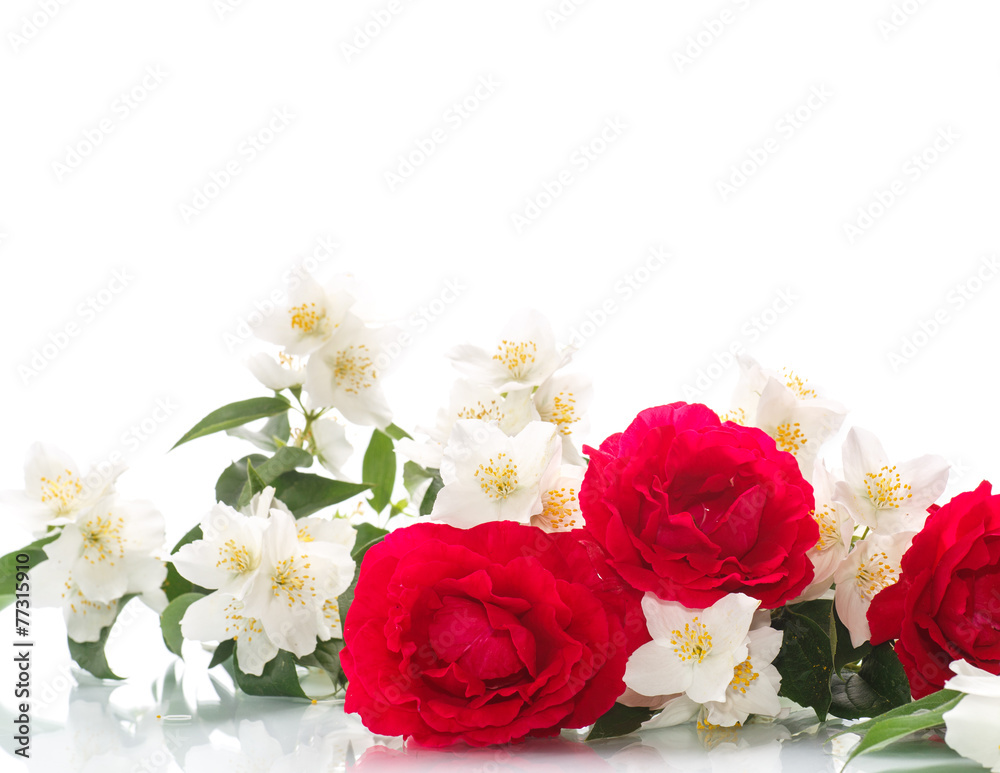 delicate bouquet of roses and jasmine delicate bouquet of roses and jasmine