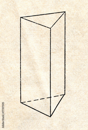 Triangular prism photo