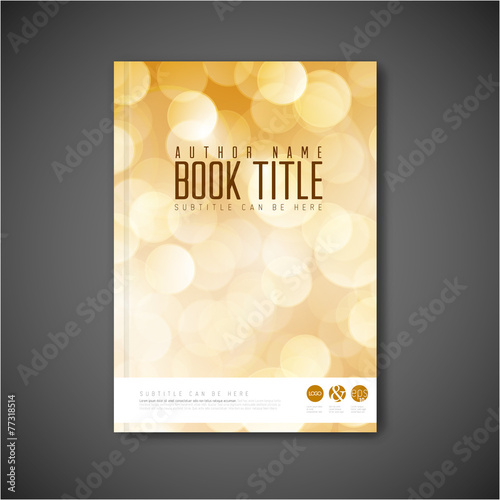 Modern Vector abstract brochure design template