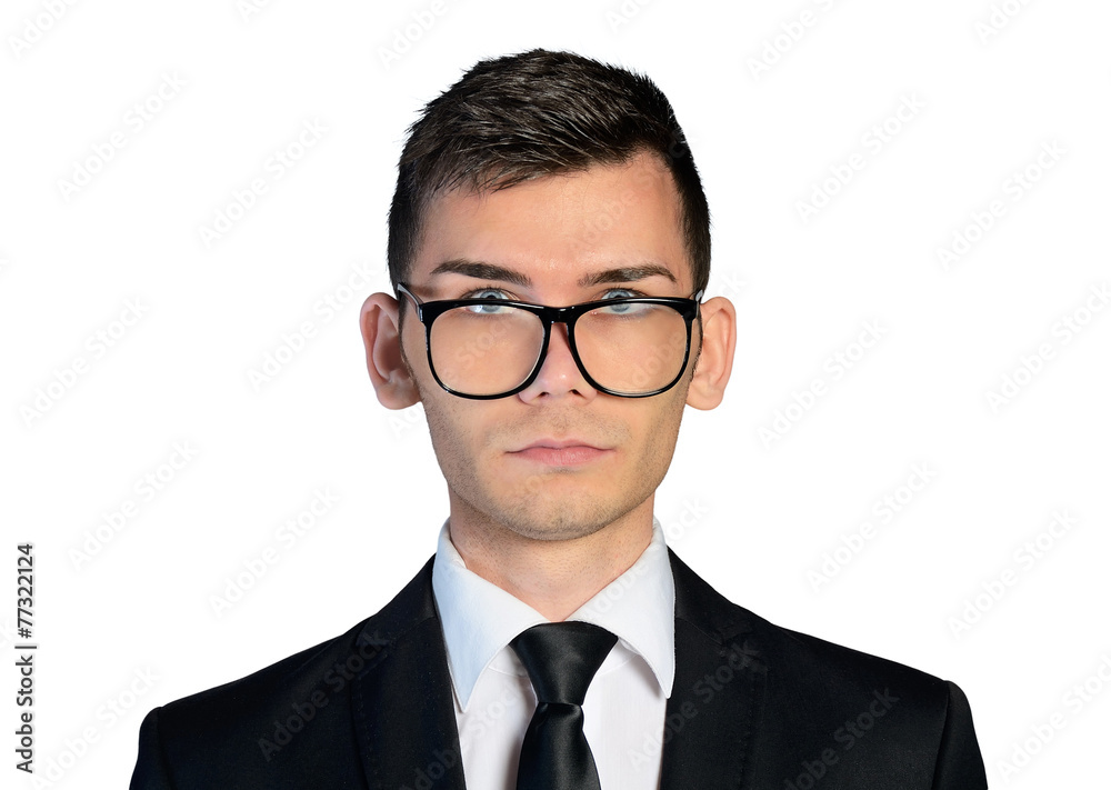 Business man with eyeglasses Business man with eyeglasses