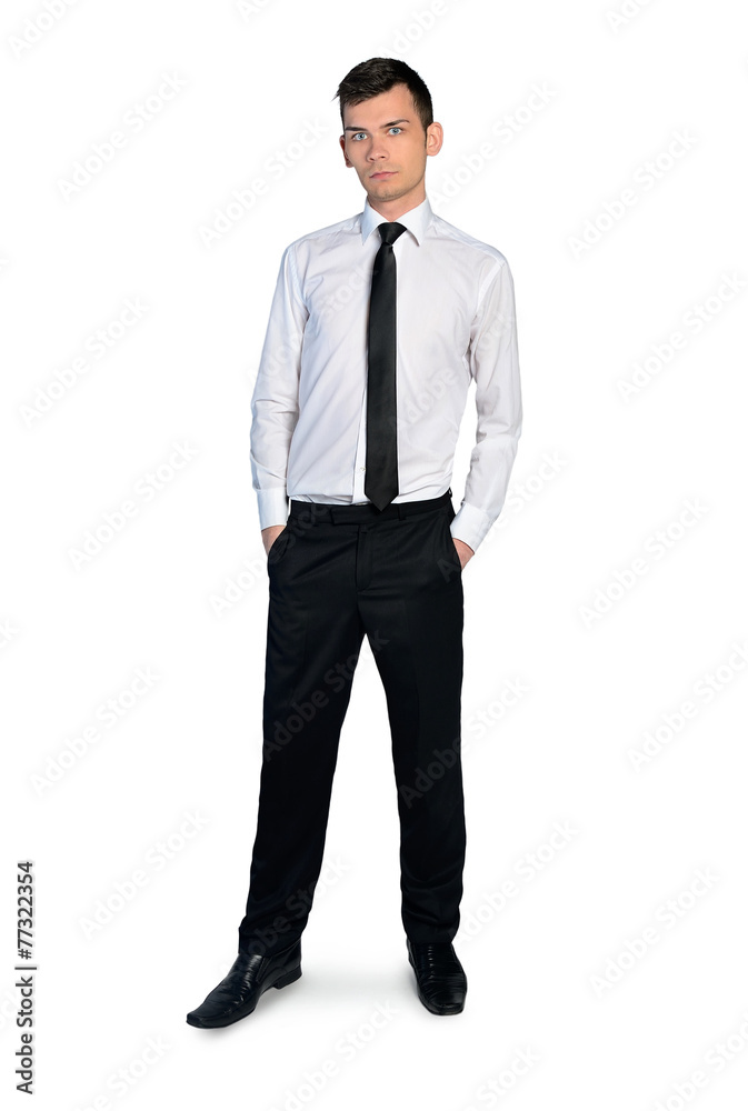 Business man looking camera Business man looking camera