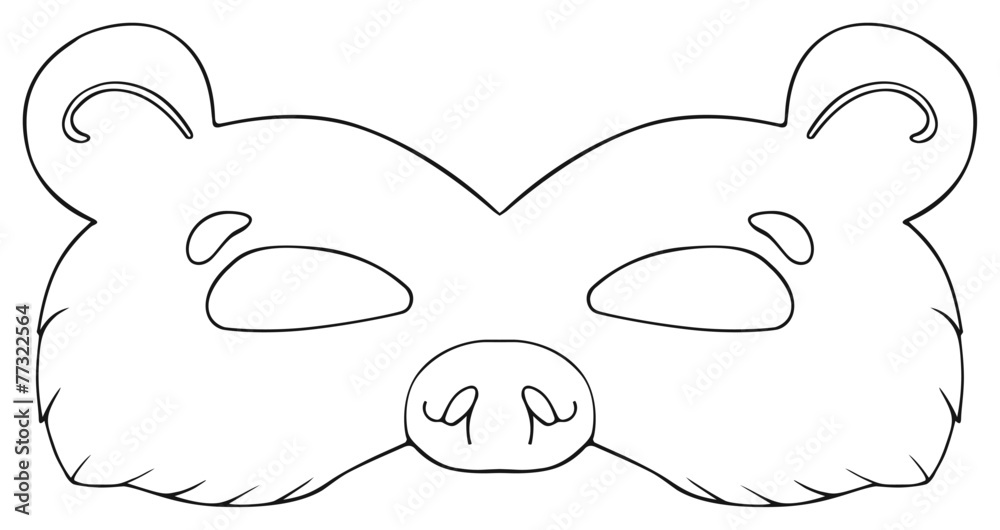 Happy holiday - Mask of Forest bearn Happy holiday - Mask of Forest bearn