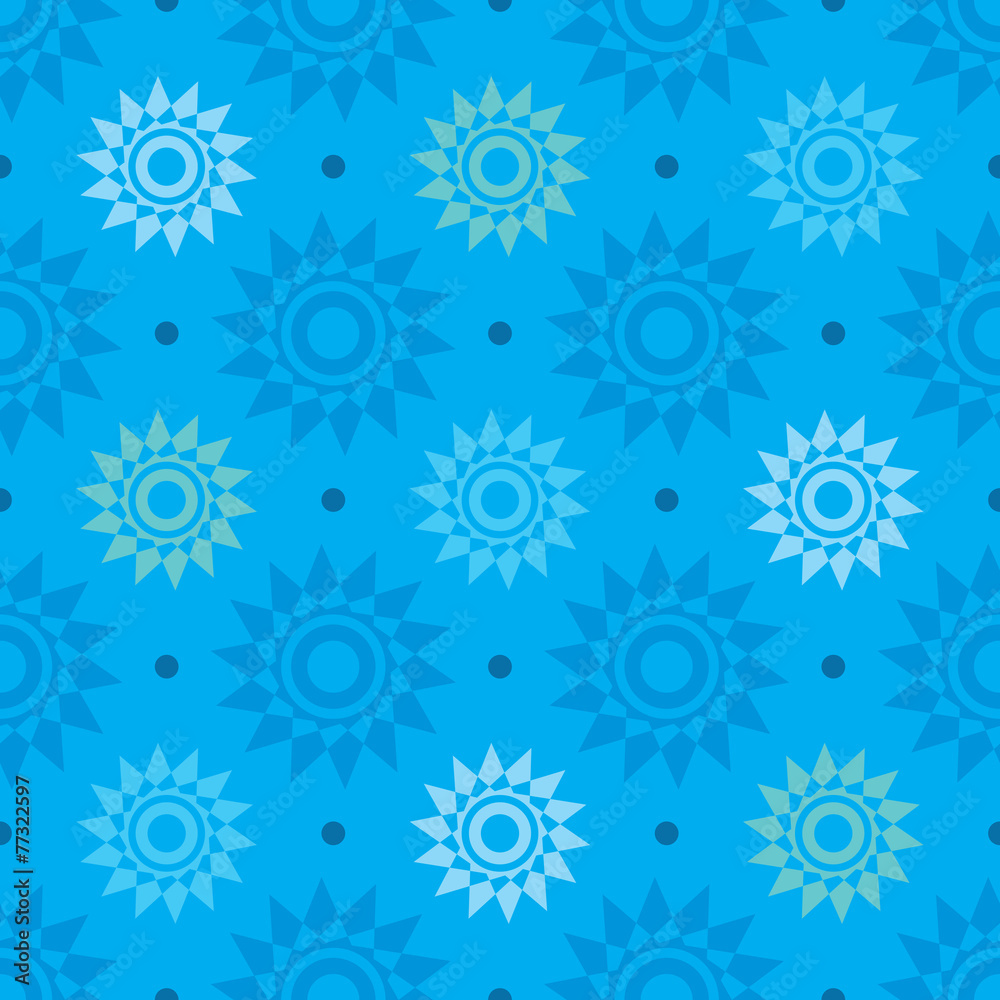 Floral seamless pattern with flowers