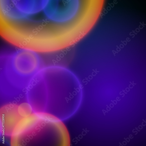 blurred glowing background circles bubbles
