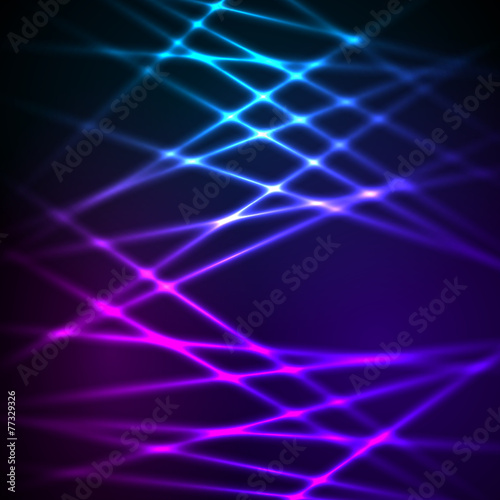 falling lines glowing effect stripes background © Yuriy Bogdanov