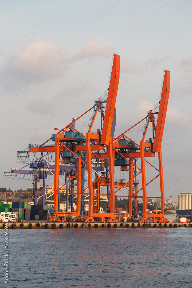 Obraz premium Port Crane