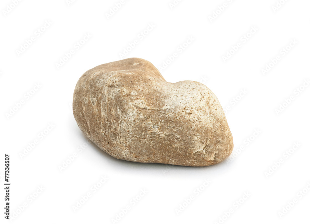 stone on white background stone on white background