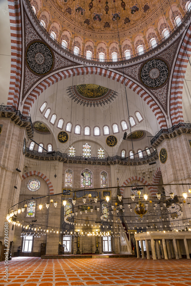 Mosquée Soliman le Magnifique Suleymaniye Cami Istanbul Turquie