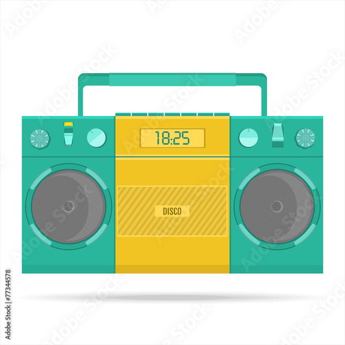 retro tape recorder for audio cassettes