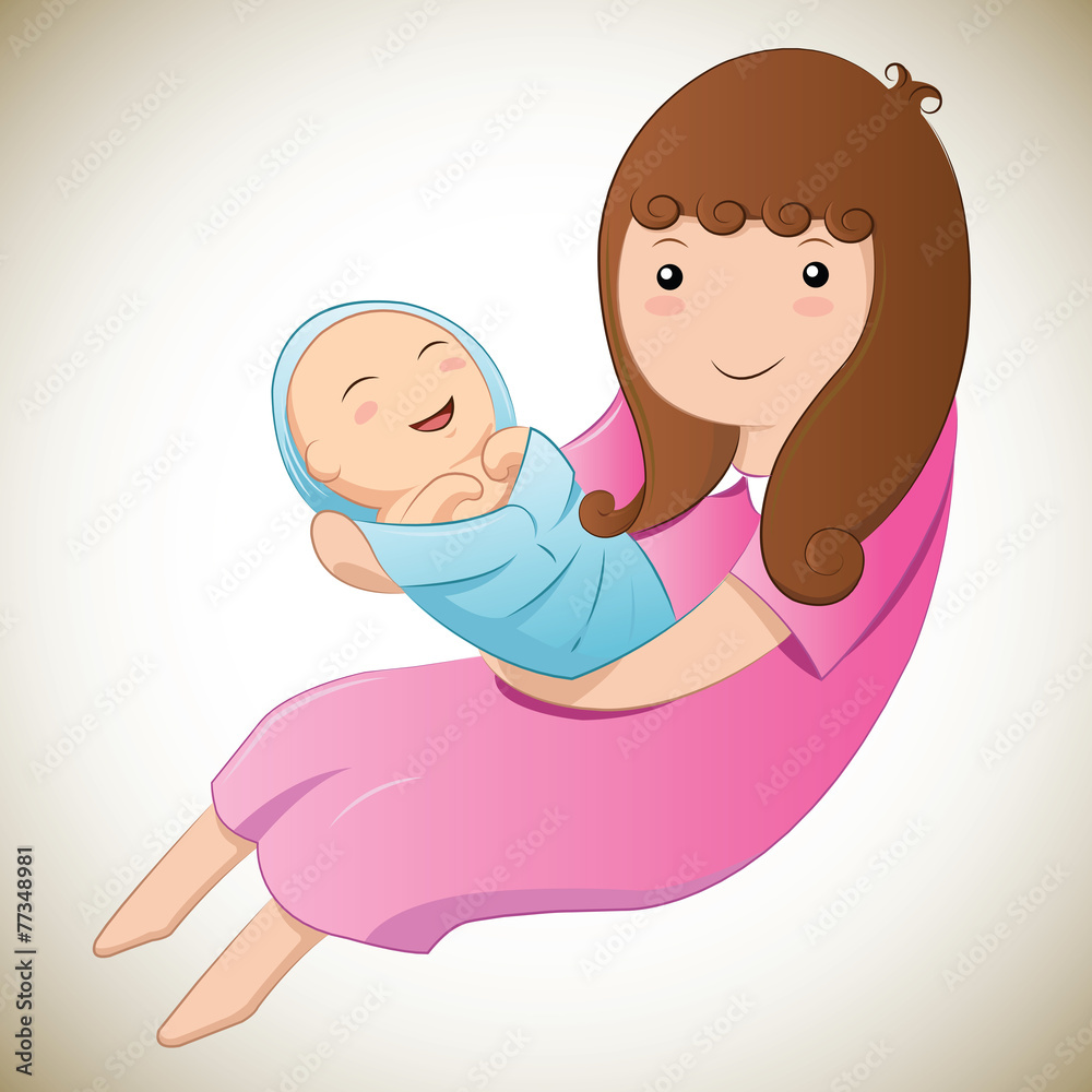 Mother and baby in her arms Mother and baby in her arms