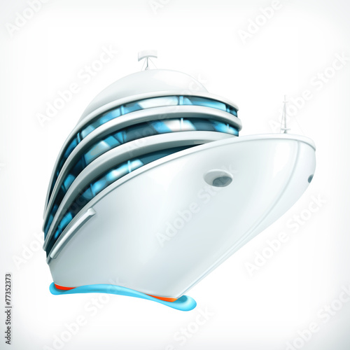 Ship, vector icon