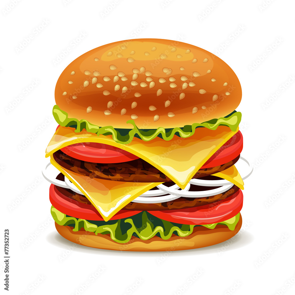 hamburger vector illustration hamburger vector illustration