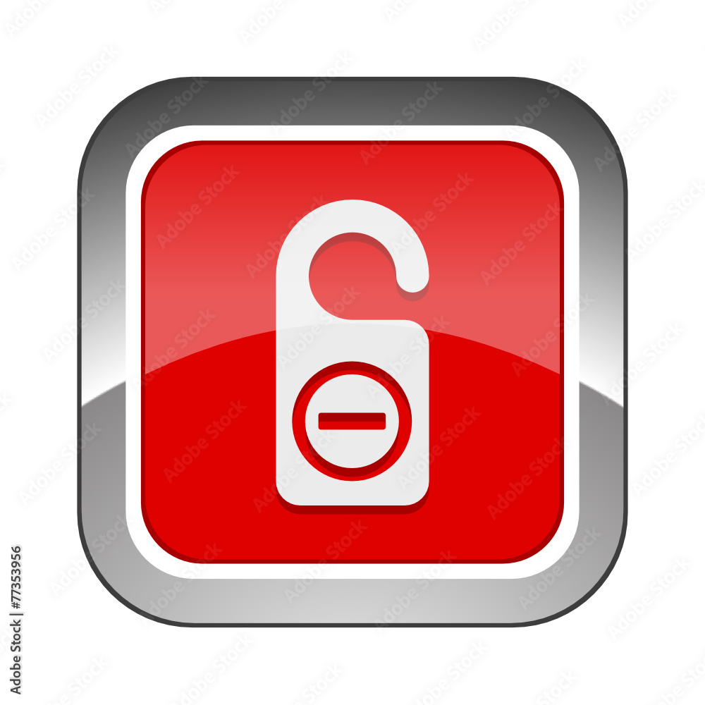 Chrome Square Button Chrome Square Button
