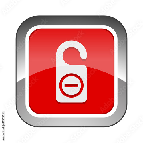 Chrome Square Button