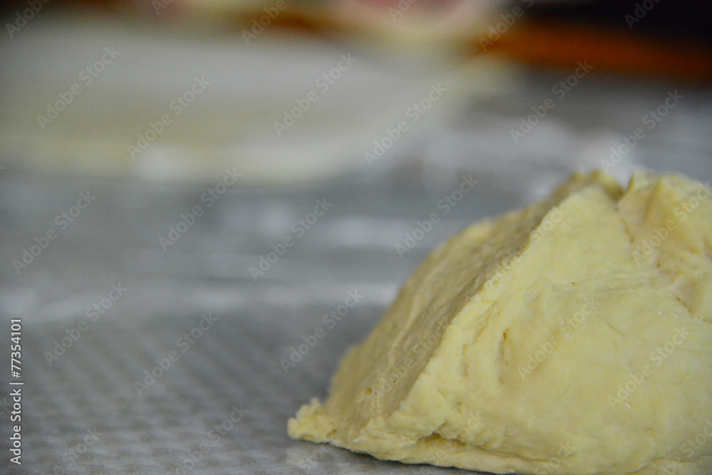 Home made dough for bread traditional way Home made dough for bread traditional way