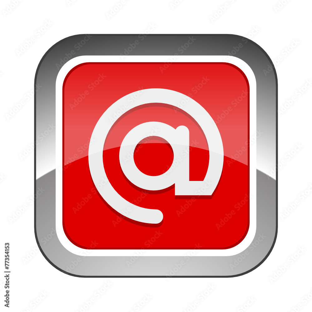 Chrome Square Button Chrome Square Button