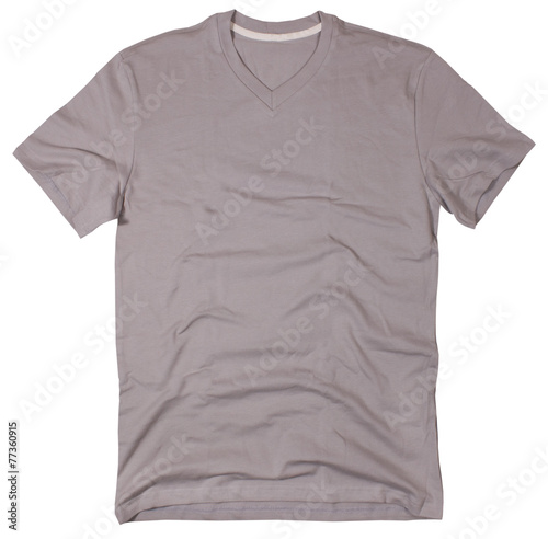 Men's t-shirt isolated on white background.