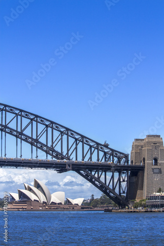 Opera House &  Harbour Bridge Sydney Australia