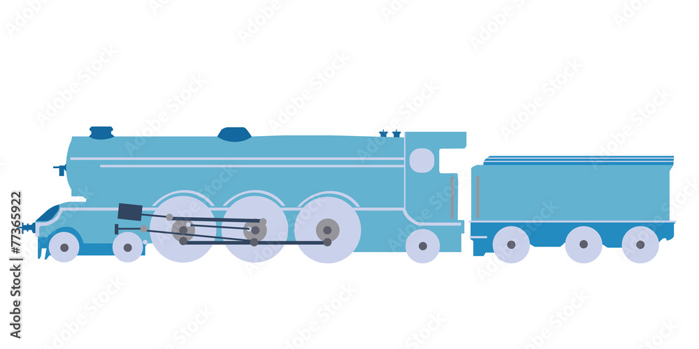 蒸気機関車のイラスト Stock Vector Adobe Stock