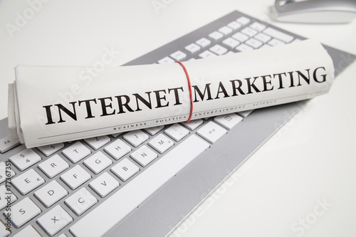 internetmarketing auf zeitung gechrieben