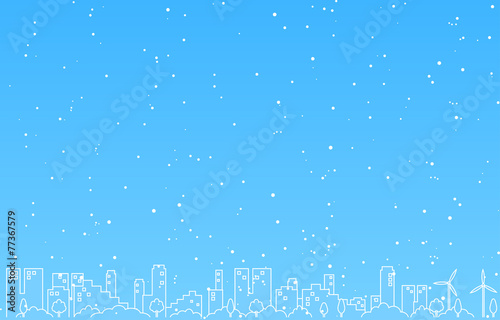 雪の街