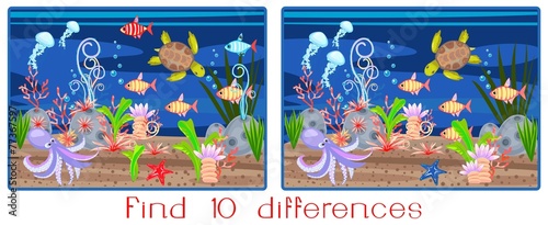 Find ten differences