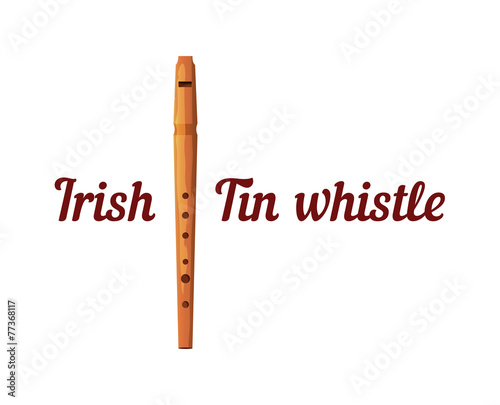Wooden Tin Whistle