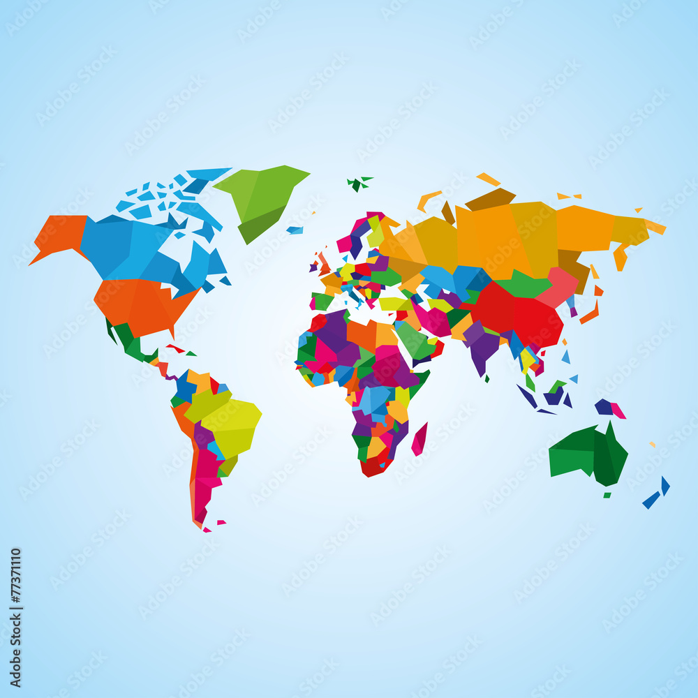 Obraz premium world maps