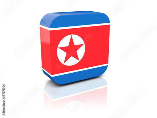 Square icon with flag of north korea Free Download Square icon with flag of north korea - GFXLoad
