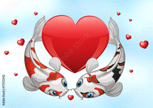 Valentine Koi