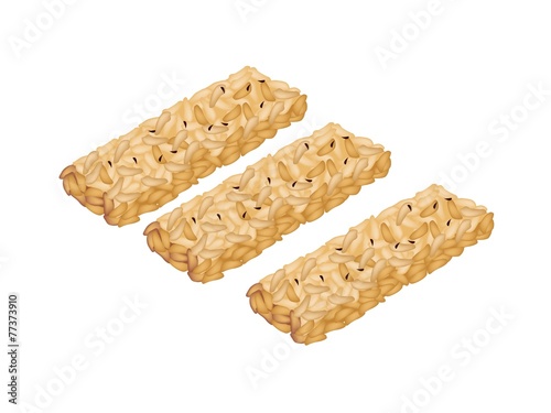 Kaminari-okoshi Is A Traditional Japanese Crispy Rice