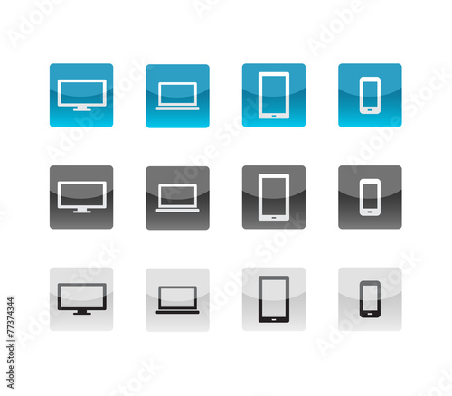 Devices Glass Icons © Reservoir Dots