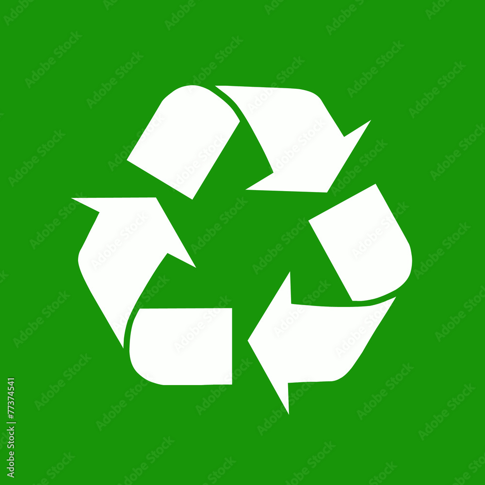 Obraz premium Recycle symbol illustration