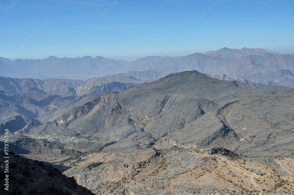 Fototapeta premium Mountains, Jabal Nakhal, Sultanate of Oman