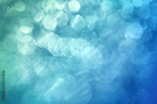 blue bokeh background