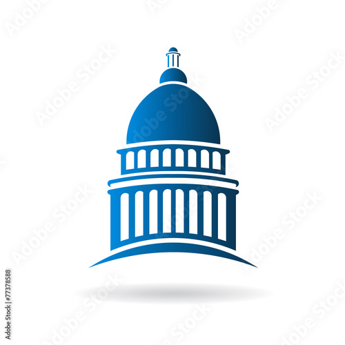 Vector Capitol building icon