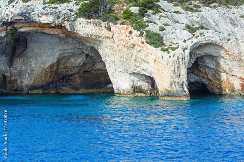 Niebieskie jaskinie na Zakynthos (Grecja)