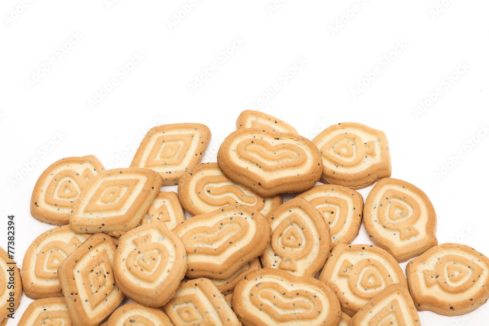 Miscellaneous small cookies. Photo.